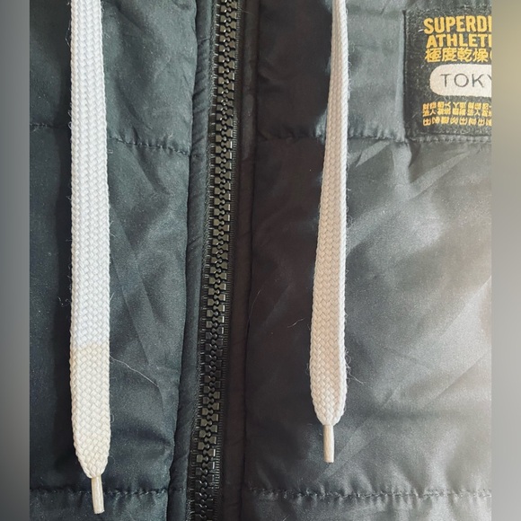 SUPERDRY JPN academy west Hooded Puffer Vest size XX larg - Picture 13 of 13